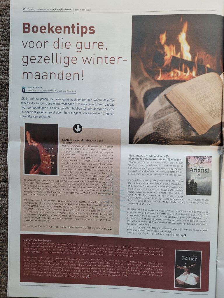 Boekentips voor die gure, gezellige wintermaanden